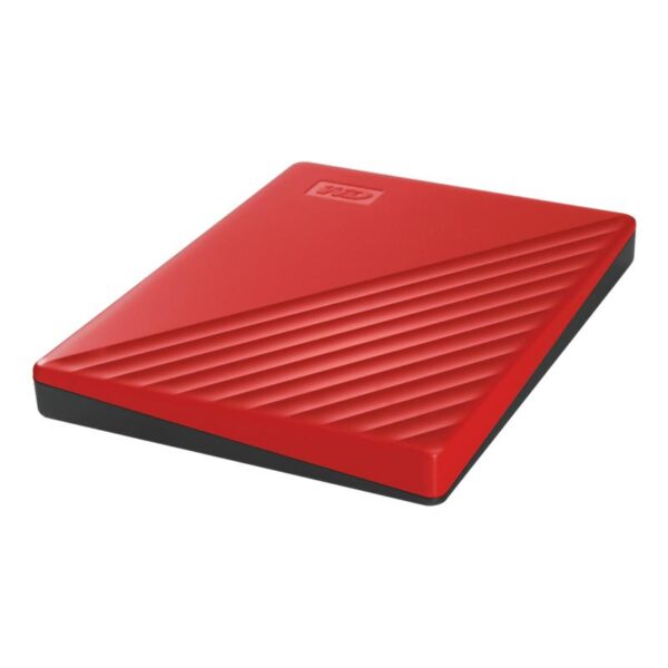 HDD extern WD My Passport, 2TB, 2.5", Rosu, USB 3.2 - WDBYVG0020BRD-WESN