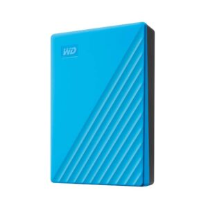 HDD Extern WD My Passport, 4TB, albastru, USB 3.2 - WDBPKJ0040BBL-WESN