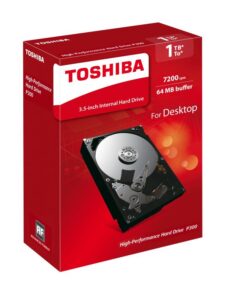 HDD Toshiba P300, 1TB, 7200RPM, SATA III - HDWD110UZSVA