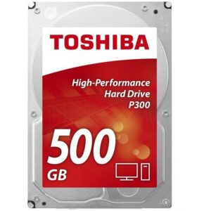 HDD intern Toshiba, P300, 3.5", 500GB, SATA3, 7200rpm, 32MB - HDWD105UZSVA