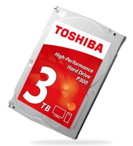 HDD Toshiba P300, 3TB, 7200RPM, SATA III - HDWD130UZSVA