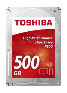 HDD intern Toshiba, P300, 3.5", 500GB, SATA3, 7200rpm, 32MB - HDWD105UZSVA