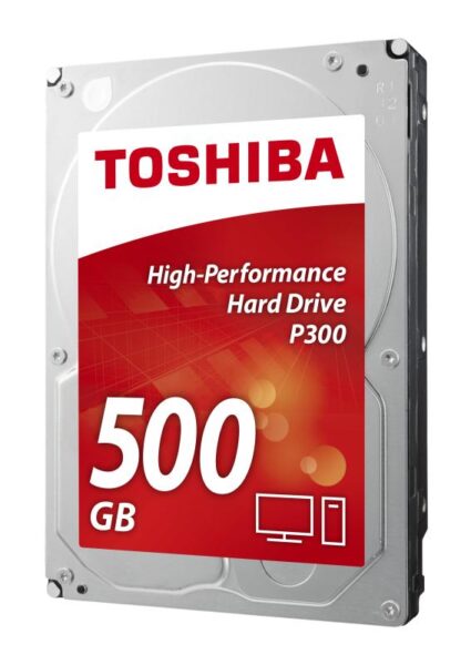 HDD intern Toshiba, P300, 3.5", 500GB, SATA3, 7200rpm, 32MB - HDWD105UZSVA