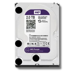 HDD intern WD, 3.5", 2TB, PURPLE, SATA3, IntelliPower (5400rpm) - WD20PURX
