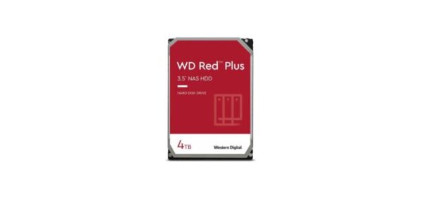 HDD intern WD, 3.5, 4TB, Red Plus NAS, 3.5, SATA3, 5400rpm, 256MB - WD40EFPX