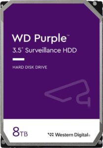 HDD intern WD 8TB SATA-III 5640RPM 256MB Purple - WD85PURZ