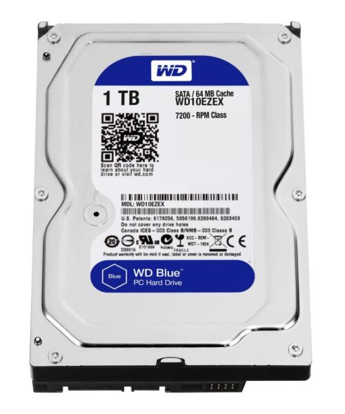 HDD WD Blue, 1TB, 7200RPM, SATA III - WD10EZEX