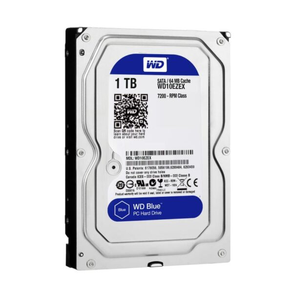 HDD WD Blue, 1TB, 7200RPM, SATA III - WD10EZEX