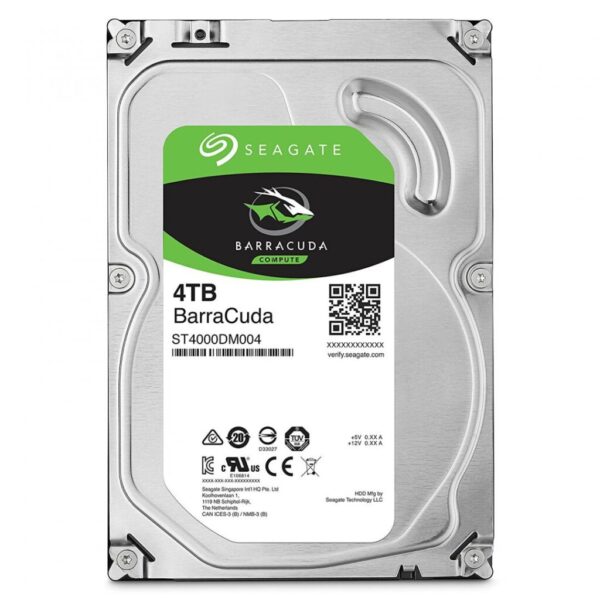 HDD Seagate Barracuda, 4TB, 7200RPM, SATA III - ST4000DM004