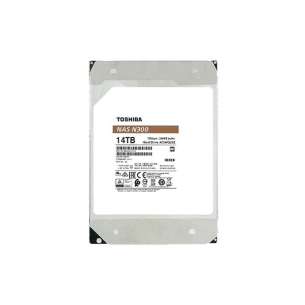 HDD intern Toshiba, 3.5", 12TB, N300, SATA3, 7200rpm, 256MB - HDWG21CUZSVA