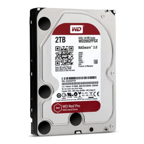 HDD WD RED PRO, 2TB, 7200RPM, SATA III - WD2002FFSX