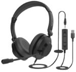 HEADSET AXTEL ONE UC35 STEREO HD AXH-ONE, Corded, Plug - AXH-ONEUCD-35