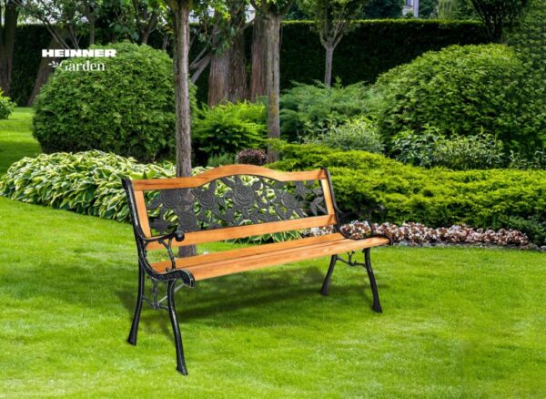 HEINNER BANCA METAL/LEMN 125*51*76CM - DBML001
