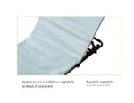HEINNER COVOR PLAJA TIP SEZLONG-141*45*51CM, GREY - DCPP002G