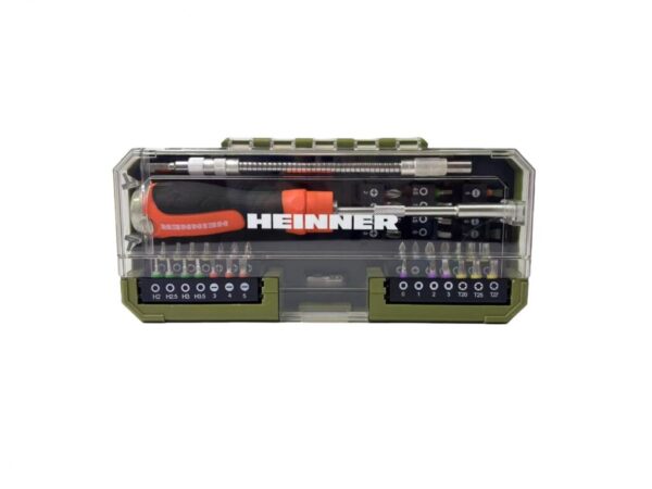 HEINNER SET 43 PIESE - SURUBELNITA CU CLICHET CU ACC - PCSS018