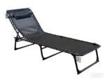 HEINNER SEZLONG REGLABIL 189*58*30CM, Black - HR-DSZP013