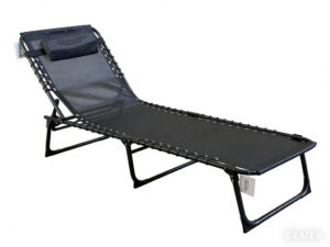 HEINNER SEZLONG REGLABIL 189*58*30CM, Black - HR-DSZP013