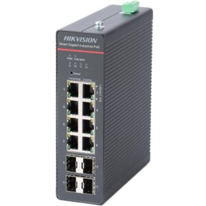 HK SWITCH POE 8 PORTURI SMART MANAGED 8 x Gigabit PoE RJ45 ports - DS-3T1512HP-SI-8P4F/NPU