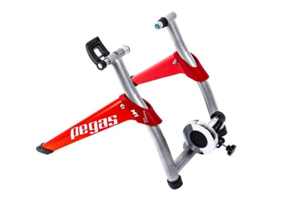 Home trainer magnetic Pegas, cu maneta reglare trepte rezistenta - HS-QX-007RED