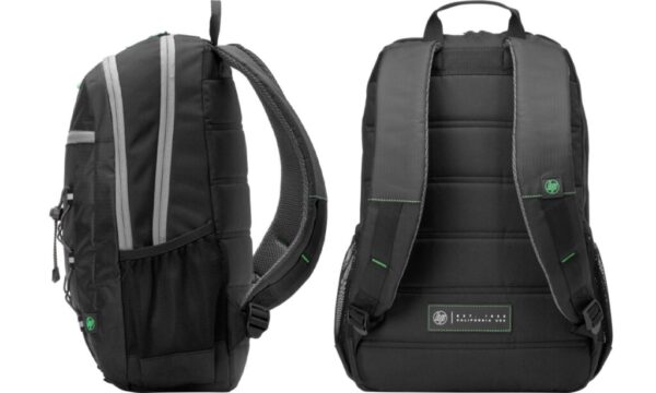 HP 15.6 Active Backpack, Black & Mint Green - 1LU22AA