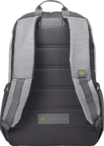 HP 15.6 Active Backpack, Grey & Neon Yellow - 1LU23AA