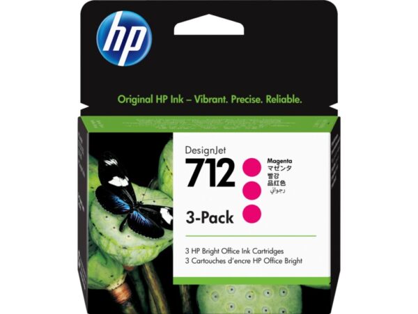 HP 3ED78A MAGENTA INKJET CARTRIDGE 3-PACK, 29ML, pentru: DesignJet T210