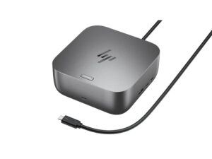 HP Dock Thunderbolt 4 G6 100W, Dimensiuni: 12.1 x 12.1 x 4.95 cm - 9X472UT