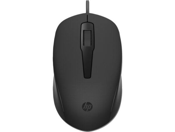 HP Mouse USB-A wired, black, 3 buttons, ambidextrous - 240J6AA