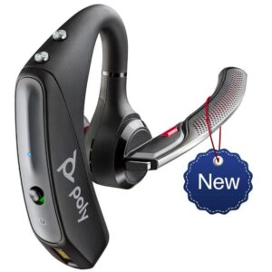 HP Poly Voyager 5200 Wireless Headset, Single-Ear W/Noise-Canceling Mic - 7S431AA