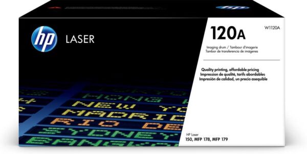 HP W1120A LASER IMAGING DRUM, Mono 16,000 pages; Color 4,000 pages