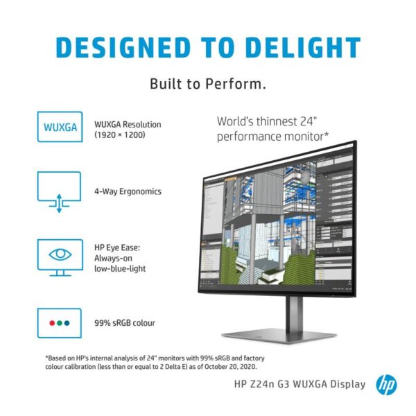 HP Z24n G3 WUXGA Display - 1C4Z5AA