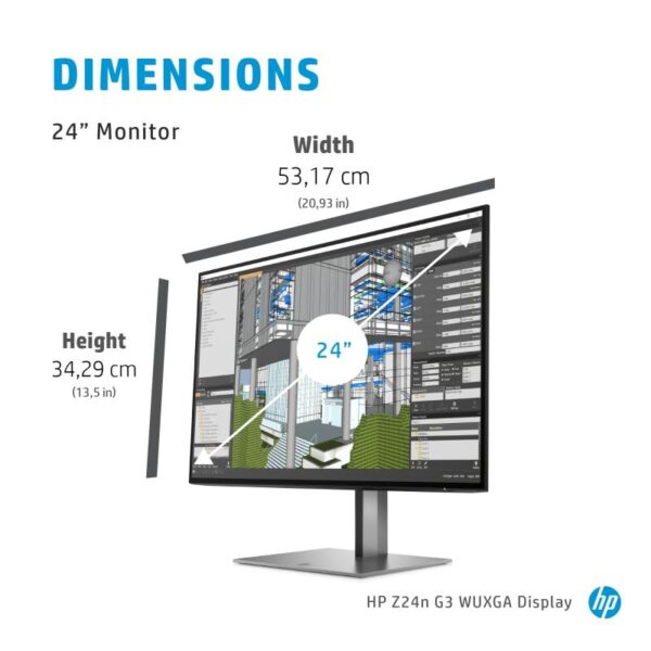 HP Z24n G3 WUXGA Display - 1C4Z5AA