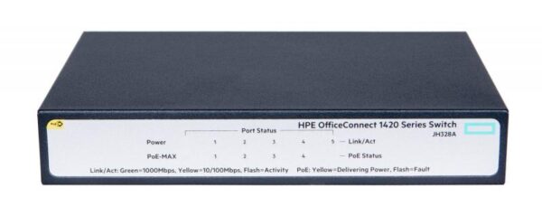 HPE 1420 5G PoE+ (32W) Switch - JH328A