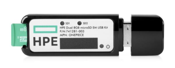 HPE 8GB Dual microSD Flash USB Drive - 741279-B21