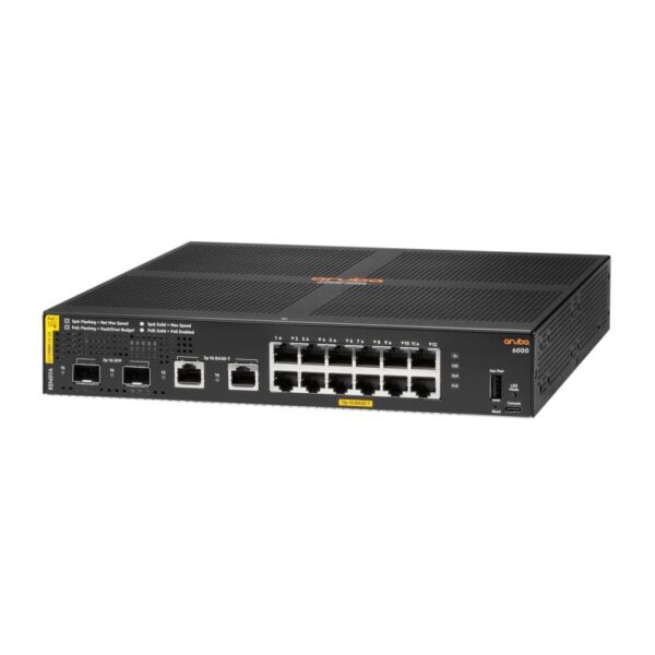 Switch Aruba 6000, 12 ports, 10/100/1000Mbps - R8N89A