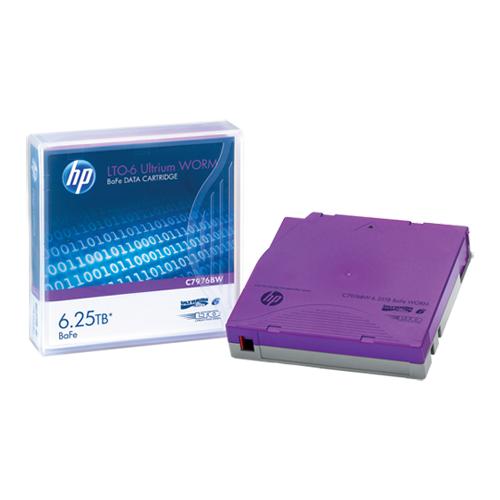 HPE LTO-6 Ultrium 6.25TB BaFe WORM Data Cartridge - C7976BW