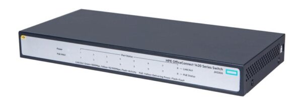 HPE 1420 8G PoE+ (64W) Switch - JH330A