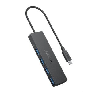 HUB Anker, 4-in-1, USB 3.0 x 4 porturi, incarcare prin USB Type-C - A8309G11