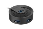 HUB extern A4TECH, porturi USB-A: USB 3.0 x 4, conectare prin USB - HUB-30-BK