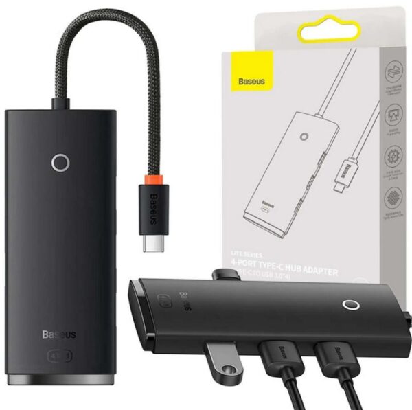 Hub extern Baseus Lite, porturi USB: USB 3.0 - WKQX030301