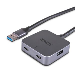 Hub Lindy 4 Porturi, interfata USB 3.2 / 3.1 Gen 1 / USB 3.0 - LY-43388