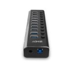 Hub Lindy cu 10 porturi USB, cu buton On/Off - LY-43370