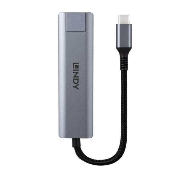 Hub Lindy USB3.2 Gigabit Ethernet, interfata USB - LY-43422