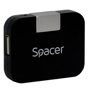 Hub Spacer, SPH-316; 4 porturi USB 2.0 extern; culoare: negru