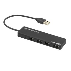 Hub USB 2.0 Tellur Basic, 4 port, negru - TLL321041