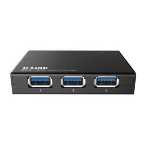 Hub USB D-Link DUB-1340, 4 porturi USB 3.0, negru