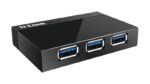 Hub USB D-Link DUB-1340, 4 porturi USB 3.0, negru