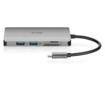 Hub USB DLINK DUB-M810, 8 porturi 3.0, gri