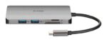 Hub USB DLINK DUB-M810, 8 porturi 3.0, gri