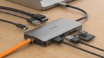 Hub USB DLINK DUB-M810, 8 porturi 3.0, gri